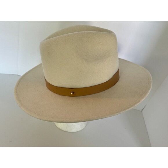 Lack of Color The Fader Hat Ivory Wool Coachella Festival Small 55 cm Australian - Picture 4 of 16
